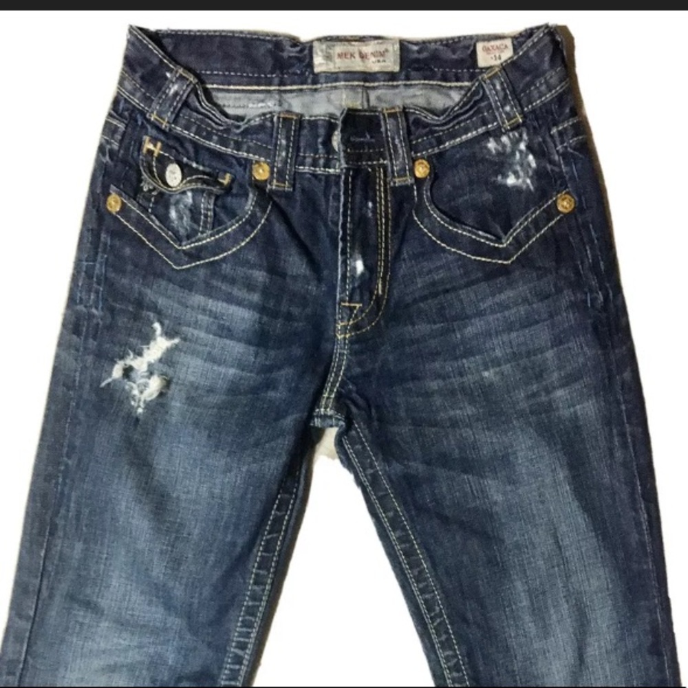 Miss Me MEK OAXACA Denim Jeans Juniors Sz 14